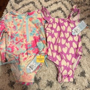 Toddler girls bathing suit bundle 2t